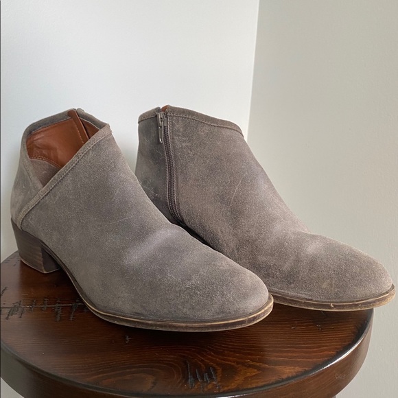 Lucky Brand Leather Heeled Brekke Ankle Boots - 11 - Picture 3 of 7